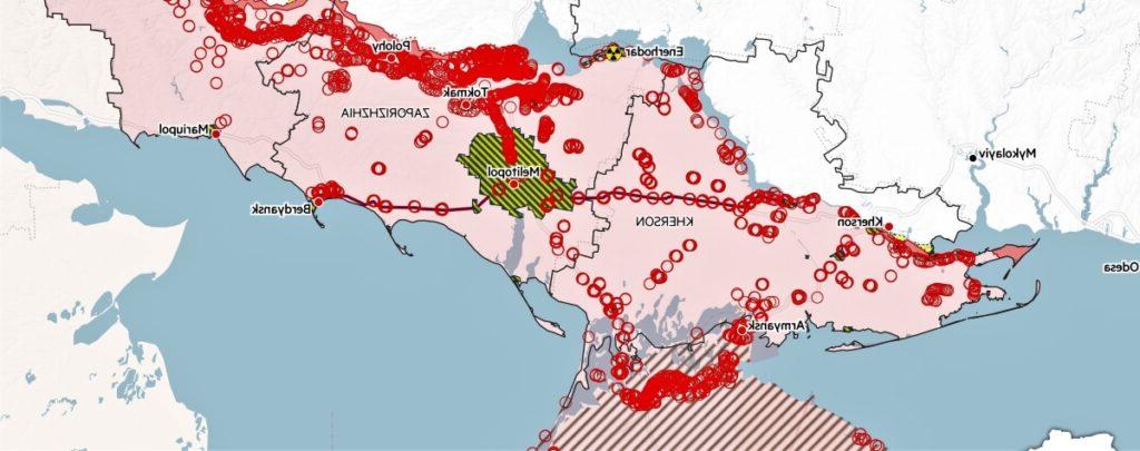 俄罗斯在乌克兰的防御地图